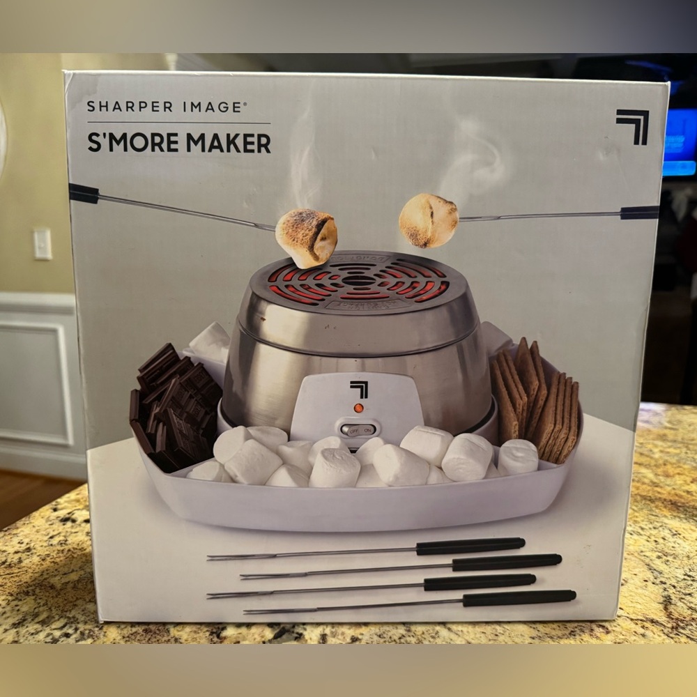 Sharper Image Silver S'more Maker Set 🔥